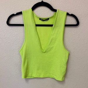 Zara Neon Crop Top